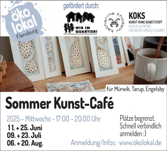 Sommer Kunst Café Ökolokal Malen Zeichnen Ausprobieren Friedheim 75 mit Spaß, Kunst ohne Kunststoffe